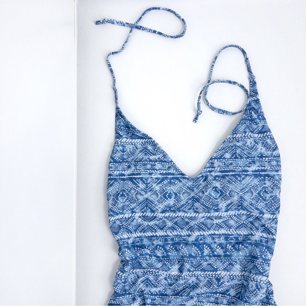 LLD . Tye-Dye Aztec Swimsuit